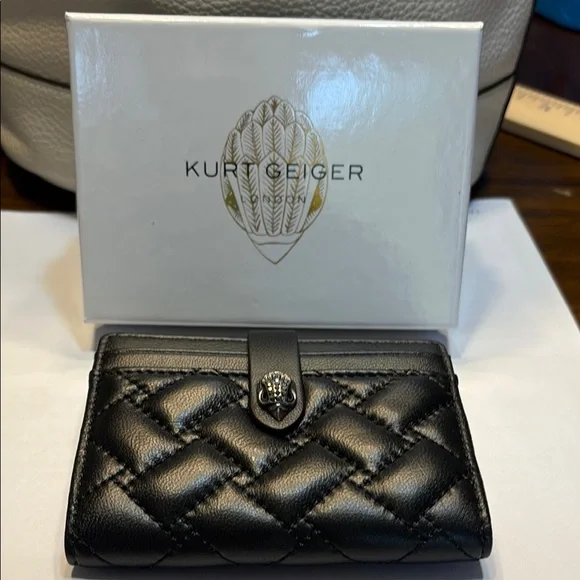 Kurt Geiger Bags New Kurt Geiger Black Quilted Womens Card